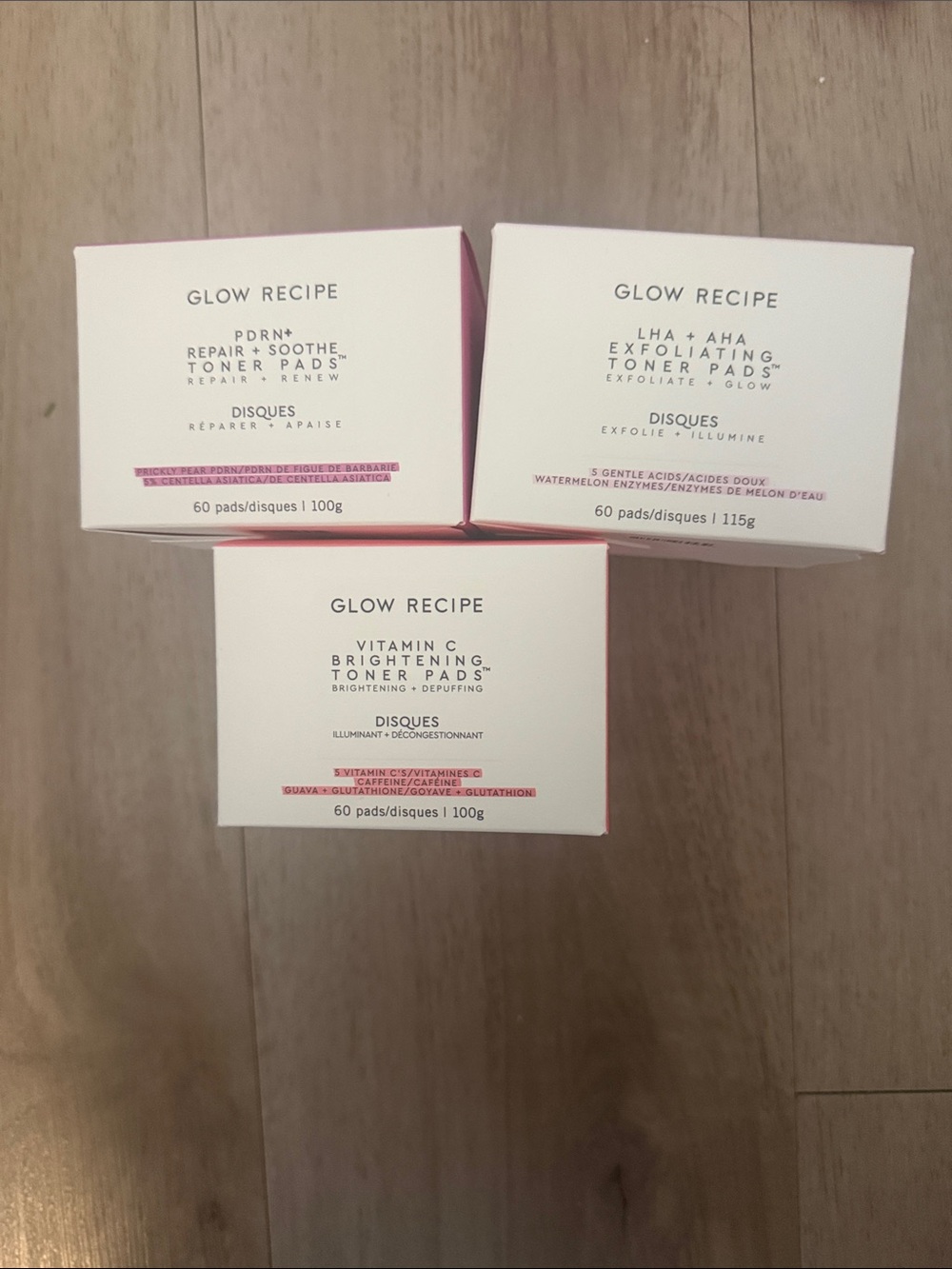 Glow recipe skincare pads